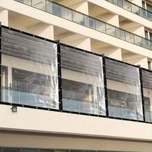 1 Pack Clear Waterproof Oilcloth Tarpaulin - Durable, Dustproof, Rainproof, UV Resistant, Easy To Clean Garden Coverage - Ideal For Garden, Balcony, Greenhouse, Succulent Flowers, Plants Protection - 白色 - 查看 8