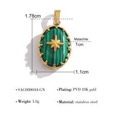 Accessori essenziali per gioielli fai-da-te in stile bohémien, con pietre naturali colorate e pendenti in acciaio inossidabile realizzati a mano, ideali per collane, bracciali, orecchini e regali, perfetti per le vacanze