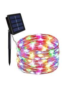 10M / 20M / 30M LED luzes de corda solares ao ar livre à prova d'água luzes de Natal (decoração de faixa de luz) - (RGB) 30 metros - Visão 1
