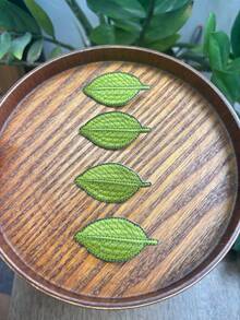 1 女士绿叶刺绣发夹，甜美侧夹，女士配饰/发饰，森林风格复古鳄鱼发夹爪夹发夹发夹，学校用品 - 彩色 - 查看 21