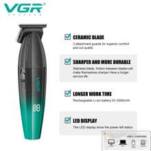 VGR VGR Professional Hair Trimmer Rechargeable Hair Clipper Beard 9000 RPM Barber Hair Cutting Machine Trimmer For Men Electric Groin Hair Trimmer,Body HairTrimmer, Trimmer For Intimate Parts, Groin And TesticlesFor Men And Women ,Ultimate Male Body HairRazor,Private Trimmer Shaver,Fast Charging Ultra Long Standby V-906-Without Box