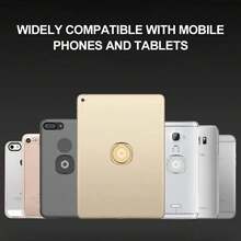 1 件 360° 可旋转磁性车载手机指环支架，锌合金多功能可折叠懒人桌面手机指环支架，兼容 、Android 手机，生日、家人、朋友礼物手机握持手机支架 - 彩色 - 查看 10