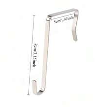 5/10 chiếc móc treo đồ hình chữ S bằng thép không gỉ 201, phụ kiện giá treo đồ gắn cửa tủ đầu giường, ban công nhà bếp - Nhiều màu - Xem 10