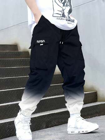 1pc Men's Spring & Summer Multi-Pocket Camouflage Print Cargo Pants, Casual, Loose Fit, Suitable For Beach, Daily Commute, Workout, Hiking, Fitness, Jogging, Everyday Wear, Fall