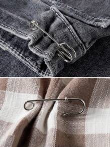 5-30 件大号服装安全别针 耐用绗缝毯别针 金银装饰别针 适用于帆布羊毛服装工艺品 DIY 珠宝工艺品 - 彩色 - 查看 9