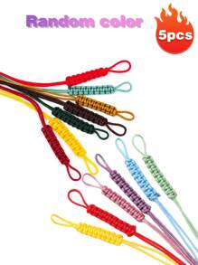 1 pièce Fil de perles en acrylique de haute qualité pour hommes et femmes, couleur unie en soie, convient pour la fabrication de bracelets et de colliers DIY - Élément de bijouterie non élastique, tricoté