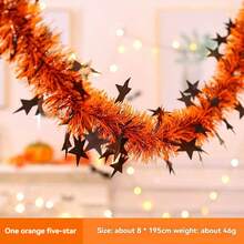 Halloween Decoration, Flower Strips, Hanging Decorations, Party Supplies, Five-Star Pumpkin, Spider Paper Pendants, Halloween Props, Decoration And Decoration, Room And Classroom, Essential For Halloween