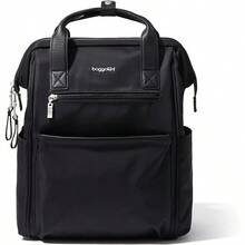 Baggallini Soho Backpack Travel Laptop Backpack For Women Lightweight WaterResistant Luggage Bag Black - BlackTwill - View 1