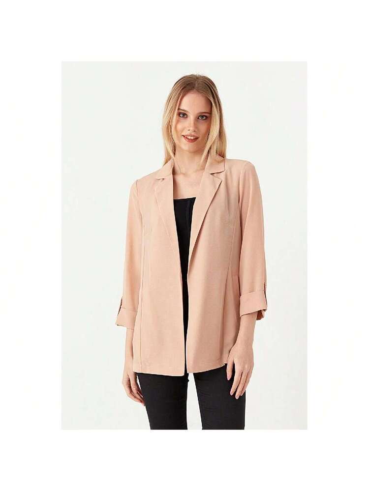 SELECT Stone Edge To Edge Soft Jacket | SHEIN USA