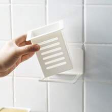 1/3/5 Stücke Kunststoff Badezimmer Aufbewahrungsboxen, wandmontierter Aufbewahrungsregal ohne Bohren für Studentenwohnheime, Mehrzweck Zahnbürste Zahnpasta Halter, Kamm & Make-up Pinsel Organizer, Essstäbchen & Küchenutensilien Aufbewahrungskorb, Schreibwaren & Stifthalter