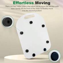 1 pieza Alfombrilla antideslizante de plástico de moda adecuada para licuadoras Thermomix TM5/TM6 - Soporte de fijación con tornillo, Almohadilla antideslizante para electrodomésticos de encimera