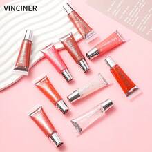 VINCINER 1 件 8ml 闪亮唇彩，丰盈镜面闪光持久保湿唇彩，派对彩妆和日常唇部护理 - 彩色 - 查看 6