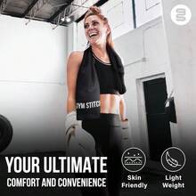 Small Microfibre Gym Towel With Zip Pocket MultiPurpose Microfibre Towel Exercise Towels 40x90cm Microfiber Gym Sport Towel Gym Towels Sweat Towels Sports Towel Workout Towel Black