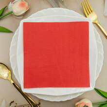 20 PIEZAS/Paquete Servilletas desechables naranja Suministros para fiestas