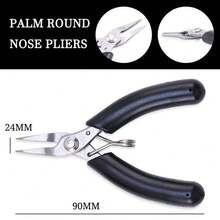 QIAO 1 Stück Edelstahl Zange Schmuckherstellung Zange Werkzeuge Drahtschneider für Schmiedearbeiten, Handwerken, Schmuckherstellung Zubehör