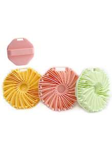 1pc Polygonal Silicone Whirlwind Shower Brush, Portable Massage Brush, Shower Brush, Shower Brush, Shampoo Brush,Silicone Body Scrubber, Exfoliating Body Wash Scrubbers Exfoliator, Shower Body Brush For Effective Showering Exfoliation And Gentle Massage