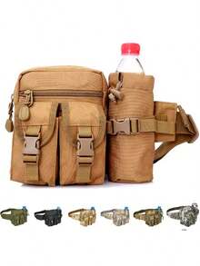 Multifunctional Waist Bag Shoulder Belt Bottle Holder - 黑色 - 查看 2