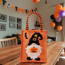 1 buc/3 buc Decorațiuni de Halloween pentru păpuși cu desene animate, geantă de in cu oameni din pădure, geantă de bomboane pentru păpuși fără chip, en-gros pentru evenimente de sărbători, consumabile pentru petreceri
