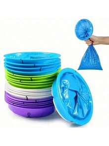 10pcs/Pack Vomit Bags, Motion Sickness Bags, Portable Car Vomit Bags, Suitable For Kindergarten, Hospital, School, Disposable - Multicolor - View 9