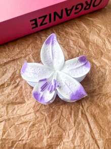 1/2/6 piezas Pinzas para el cabello de diseño de flores de acrílico de gran tamaño, accesorios elegantes y sofisticados para el cabello personalizados para mujeres, uso versátil para el día a día