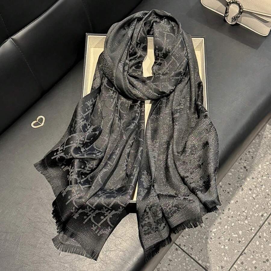 Última moda de Tudung Bawal de Malasia, estampado bohemio, hiyab, pañuelos, voile premium, bufanda musulmana suave, protección solar 2025 - Verde claro - Ver 1