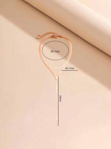 1 Set Of 2pcs Minimalist V-Shaped Tassel Long Layered Necklaces, Suitable For Women's Daily Wear