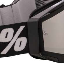 Motorcycle Goggles, Adjustable Strap Windproof Scratch Resistant Ventilated For Sports Cycling Snowboard - 全黑+綠 - 查看 3