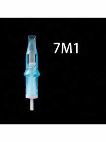 一次性无菌纹身针，混合尺寸一次性纹身针 RL RS M1 - 0.35mm 标准，适合纹身艺术家和初学者，情人节人体艺术纹身用品 - 彩色 - 查看 12