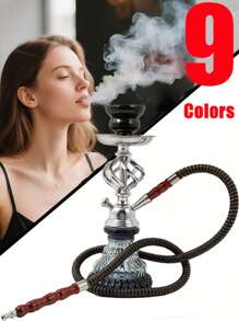 1 szt. szisza, akcesoria, szisza wodna, szisza, bonga do palenia, akcesoria, szisza jednorurowa, 1 szt. szisza, akcesoria, szisza wodna, szisza, szisza, bonga do palenia, szisza jednorurowa, przenośny zestaw fajki wodnej Solo-Pipe Arabian, szklana fajka wodna - zawiera wszystkie akcesoria, nie wymaga prądu, artykuły szkolne, nadaje się na imprezy, do akademików, barów, klubów nocnych, do codziennego użytku domowego oraz zarówno dla mężczyzn, jak i kobiet.