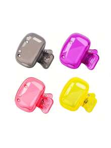 1/2/4/6pcs Household Toothbrush Holder, Portable Travel Toothbrush Dust Cover Storage Box, Toothbrush Head Protection Clip, Toothbrush Storage Clip, Toothbrush Protective Cover, Toothbrush Head Protective Case, For Home Daily Use And Business Travel, Outdoor Travel And Camping, Bathroom Decor, Back To School, Summer Travel Accessories, Bathroom Gadgets, Bathroom Accessories - Multicolor - View 7