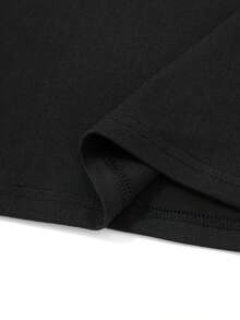 Passenger Made To Roam Letter Print T-Shirt, Short Sleeve Crew Neck Casual Top For Summer & Spring, Women's Clothing - 黑色 - 查看 4