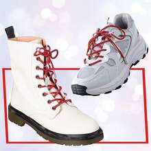 1 对水晶莱茵石鞋带，圆形闪光运动鞋鞋带，闪亮钻石鞋带，长度 120 厘米（约 47.24 英寸） - 彩色 - 查看 4