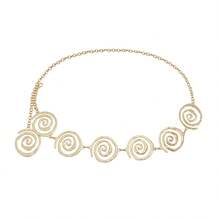 1pc Bohemian Style Asymmetrical Geometric Spiral Waist Chain - Waist Chain - View 5