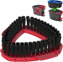 Scrubber Mop Head For O Cedar RinseClean Spin Mop 2 Tank System, Replace Head For OCedar Spin Mop Scrub Brush Head, Scrubber Head Replacement Attachment, Scrub Brush Mop Head 2 Tank, Clean Brush - 彩色 - 查看 1