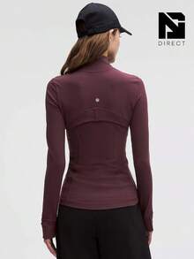 Lululemon Define Jacket Nulu Women's Lightweight, Full Zip Running Track Jacket-For Yoga Gym Running-Sweat-Wicking-Yoga-All Seasons Sport-Spring/Summer-Autumn/Winter-Mother's Day Gifts-Father's Day Gift - Goodnight Plum - 查看 3