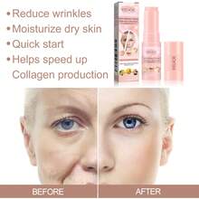 EELHOE Skin Cream Stick Moisturizing Anti-Wrinkle Fade Fine Lines Anti Dark Circle Puffiness Enhence Skin Elasticity Face Care Products - 粉色 - 查看 8