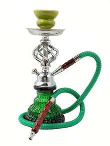 1 szt. szisza, akcesoria, szisza wodna, szisza, bonga do palenia, akcesoria, szisza jednorurowa, 1 szt. szisza, akcesoria, szisza wodna, szisza, szisza, bonga do palenia, szisza jednorurowa, przenośny zestaw fajki wodnej Solo-Pipe Arabian, szklana fajka wodna - zawiera wszystkie akcesoria, nie wymaga prądu, artykuły szkolne, nadaje się na imprezy, do akademików, barów, klubów nocnych, do codziennego użytku domowego oraz zarówno dla mężczyzn, jak i kobiet.