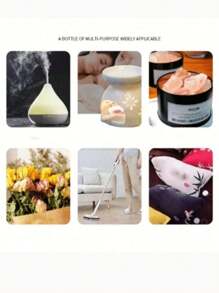 9pcs Aromatherapy Essential Oil Set, 8pcs Aromatherapy Essential Oil Gift Box, 6pcs/4pcs/1pc Aromatherapy Essential Oil, Aromatherapy Essential Oil Combo, 10ml Aromatherapy Essential Oil In Scents Like Rose, Lavender, Jasmine, Vanilla, Ocean, Suitable For Essential Oil Diffuser, Candles, Burners, Stones, Humidifiers, Car Diffusers, Home Fragrance Refills