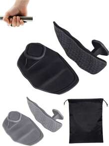 1 Pair Silicone Fingerless Weightlifting Protective Covers - Non-Slip, Calisthenics Gym Equipment, Fitness Gloves, Unisex, Pull Grip Cross Training Hand Grip Protection, Textured Palm Protection, Suitable For Pull Ups, Cross Training, Fitness Workouts, Pulling And Fitness Training Protective Covers Gym Accessories, Sport, Gym, Home Exercise, Women's Gym Gloves, Boxing Gloves, Gym Gloves, Gym Gloves, Men's Gym Gloves