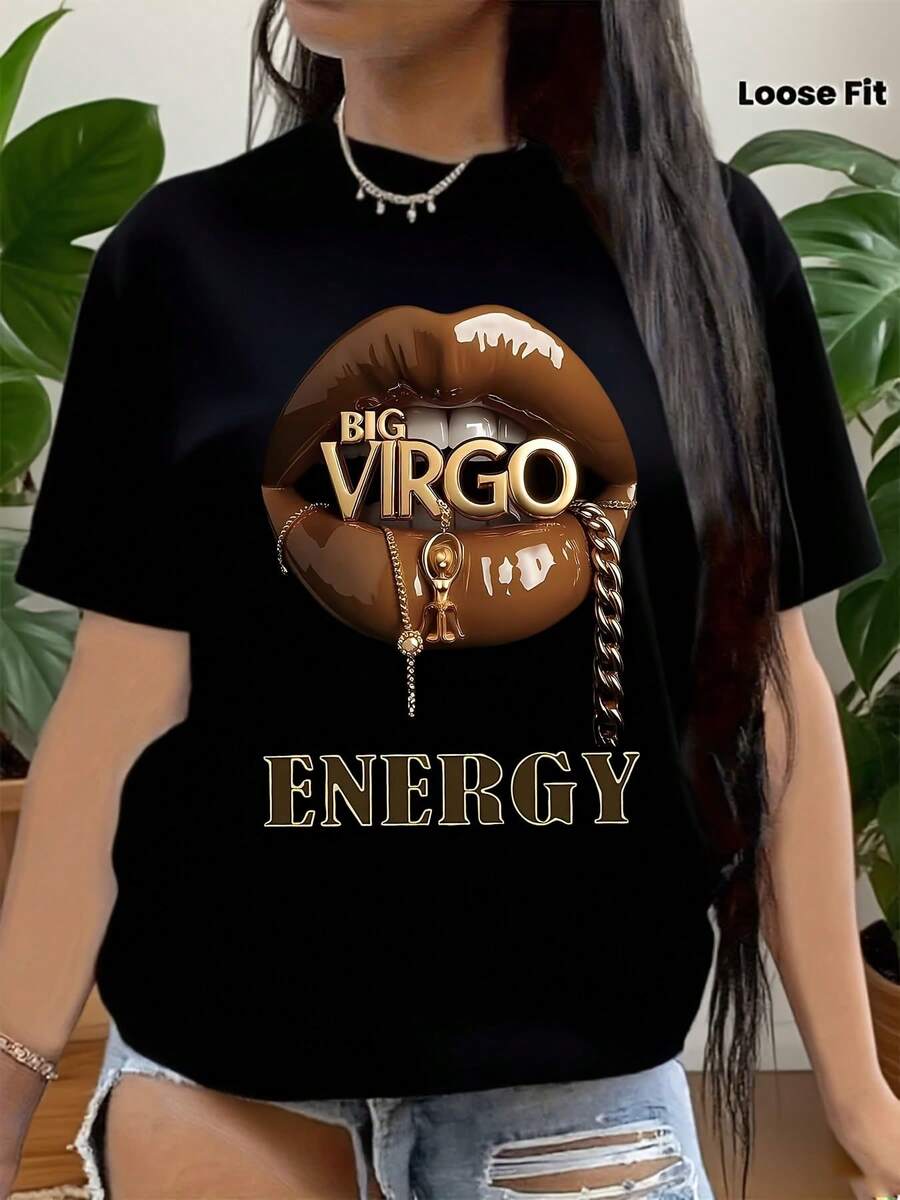 Virgo Shirt, Virgo Zodiac Shirt, Astrology Shirt, Zodiac Signs Shirt, Virgo Birthday Gift, Zodiac Signs Gift, Horoscope Shirt - màu đen - Xem 1