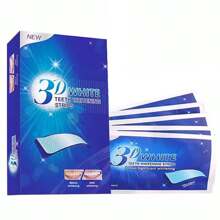 白色牙齿美白贴片，口腔卫生护理，双弹力牙齿美白贴片，假牙美白，牙齿美白贴片，牙齿美白工具 - 彩色 - 查看 7