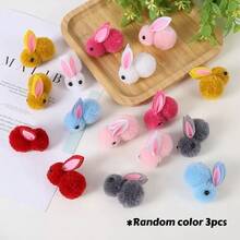 لعب أرنب من القماش الناعم - ألعاب تفاعلية لقطط، لا تحتاج بطاريات، مصنوعة من مواد قماشية متينة مناسبة لجميع أنواع القطط - ألعاب للقطط للمضغ واللعب، ديكور أرنب كرتوني جميل للأعياد، إكسسوارات للتصوير الفوتوغرافي؛ قطط، هدايا عيد الحب، رمضان، عيد الفصح - متعدد الألوان - مشاهدة 8