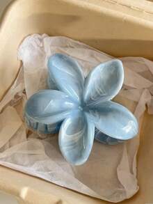 2个/1个女士亚克力波点黄色大理石纹花朵发夹，简约时尚设计，适合丸子头、海滩、旅行、夏威夷风情，日常佩戴也合适（波点随机）。时尚发饰爪夹女士发夹休闲发夹花朵发夹，适合秋季、冬季、度假装扮，夏季适用。 - 彩色 - 查看 3