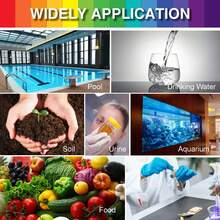 2包PH试纸，160条PH 1-14通用PH试纸，水族箱鱼缸酸碱度检测仪石蕊试纸适用于各种鱼缸