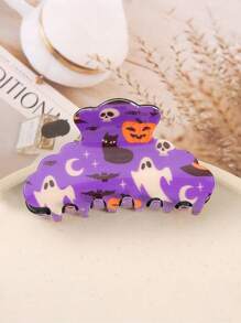 1pc Halloween Fashion, Funny And Unique, Grab The Back Of A Girl's Head With A Hair Claw, A Festive Hair Accessory Hair Accessories Fashion Claw Clips Ladies Hair Clamps Casual Hair Jaw Clip Autumn Accessories Festival Accessories Fall Hair Clips Winter Decor For Vacation Outfits Woman
