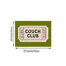 1 件复古票根墙饰，复古票根语录印花帆布画，文字海报，横幅，适合悬挂在卧室、客厅、公寓、宿舍的沙发上方，送给她的礼物，可选无框或有框。 - 彩色 - 查看 12