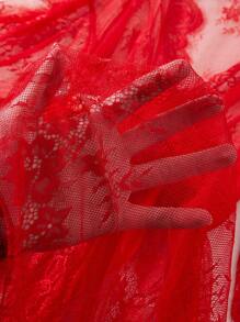 加大码蕾丝和性感紧身衣组合，完美的睡衣套装