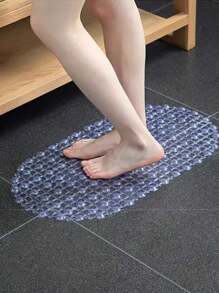 1 件透明浴室防滑垫，带吸盘的 PVC 淋浴房地垫，卫生间防水垫，防霉抗菌淋浴垫，适用于淋浴房、浴缸、卫生间、浴室防滑垫家居浴室装饰夏季返校 - 彩色 - 查看 15