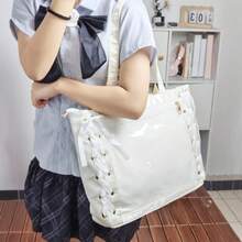 Women Tote Bags - Màu be - Xem 6