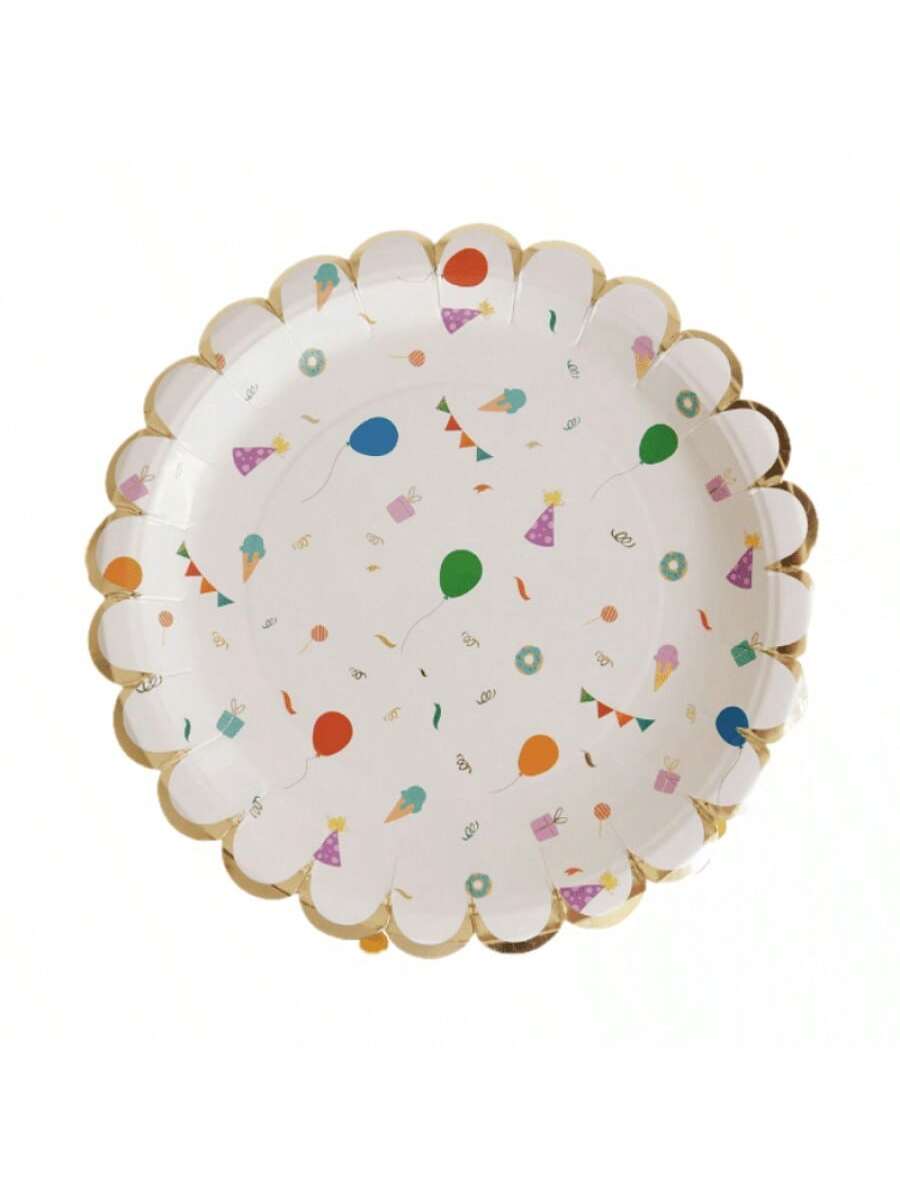 Platos de papel navideños
